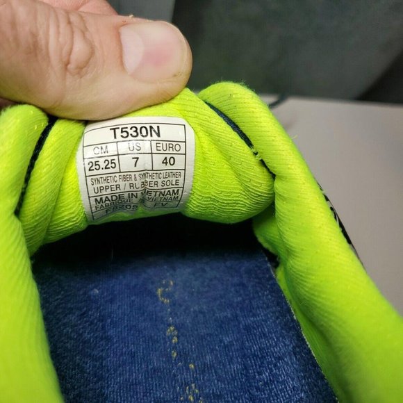 ASICS Gel-Noosa Tri 10 T530N Indigo Blue Aqua Mint Running Shoes Mens 7 - Picture 8 of 9